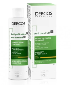 Vichy Dercos Shampooing Anti‑Pelliculaire Cheveux Secs 200ml
