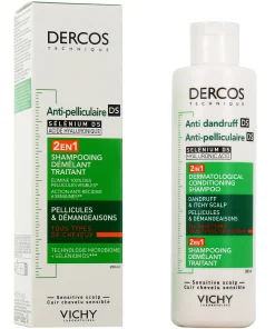 Vichy Dercos Anti‑Pelliculaire 2‑en‑1 (Shampooing + Démêlant) 200 ml
