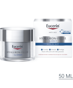 Eucerin Hyaluron-Filler + 3x Effect Soin de Nuit 50 ml