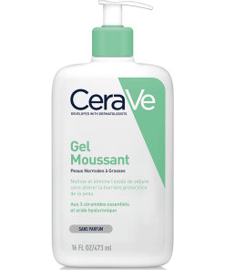 CeraVe Gel Moussant Peaux Normales à Grasses 473 ml