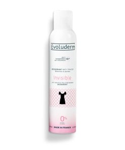 Evoluderm Spray Déodorant Invisible 48 h Anti-Traces Blanches & Jaunes