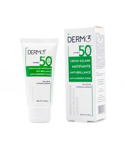 Dermoz Crème Solaire Matifiante Anti‑Brillance Invisible SPF 50