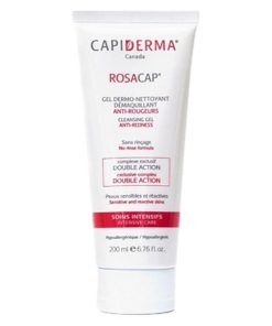 Capiderma Double Action Rosacap Gel Anti-Rougeur Dermo Nettoyant Démaquillant 200ml