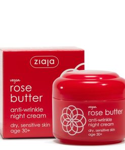 Ziaja Vegan Rose Butter Anti-Wrinkle Night Cream 50ml