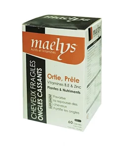 Maelys Ortie‑Prêle Vitamines B, E & Zinc 60GELULES