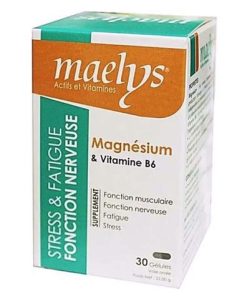 Maelys Magnésium & Vitamine B6 30 GELULES