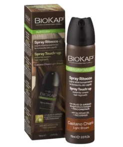 Biokap Nutricolor Delicato – Spray Retouche Racines Châtain Clair 75 ml