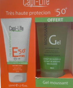 CapiLife pack Écran Matifiant + Gel Moussant