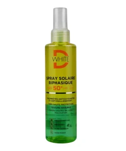 D.WHITE Spray Solaire Biphasique SPF 50+ (200 ml)