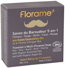Florame Savon du Baroudeur 5 en 1 –  (100 g) :