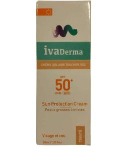 Ivaderma Crème Solaire Toucher Sec Teintée SPF50+