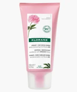 Klorane l’Après‑Shampoing “Apaisant – Cuir Chevelu Sensible” à la Pivoine