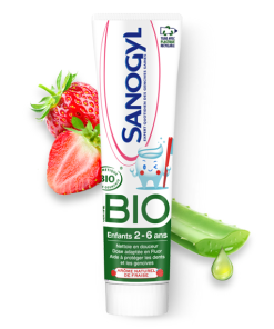 Sanogyl Dentifrice Enfant Fraise – 2 à 6 ans
