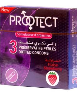 PROTECT Préservatifs Fraise (3 pièces)