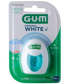 GUM Original White 2040 – Fil dentaire blanchissant