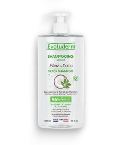 Evoluderm Shampoing Détox Pluie de Coco 1L
