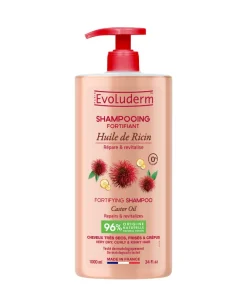 evoluderm Shampoing Fortifiant Huile de Ricin 1L