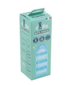Dodie Boîte doseuse de lait en poudre – 3 compartiments