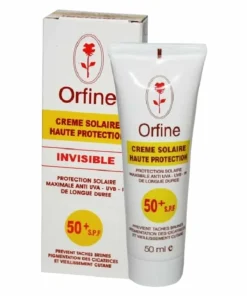 Orfine Crème Solaire Invisible  SPF 50+