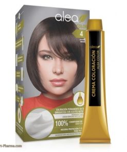 Alea Coloration Permanente Crème – Nuance 4 (Châtain moyen/Brun clair)