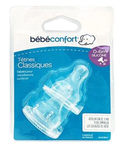 Bébé Confort Tétine Classique (débit variable 3 vitesses) recommandé pour enfants « 6 mois +
