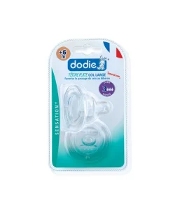 Dodie « Tétine Plate Anti‑Colique Débit 3 (+6 mois) 