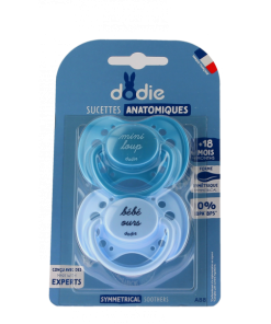 Dodie Sucette Anatomique Symmetric +18 mois