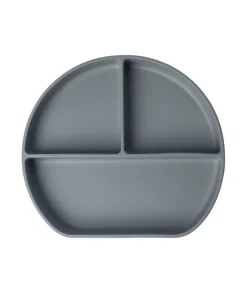 YUMMY Assiette en Silicone Multi-Compartiments avec Ventouse 4 M+