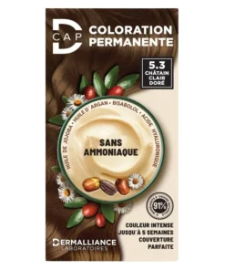 D‑CAP Coloration Permanente N° 5.3 « Châtain Clair Doré»