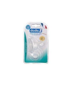Dodie Tétine Plate Anti-Colique – Débit 2 (0-6 mois)