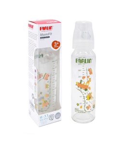 Farlin « Glass Feeding Bottle 240 ml – 3 mois+ (2‑Step)