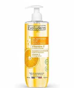 Evoluderm Gel Nettoyant Éclat Vitamine C 500ml