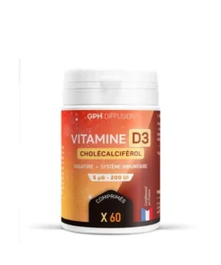 GPH DIFFUSION Vitamine D3 – 60 comprimés