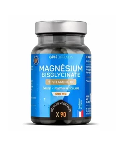 GPH DIFFUSION « Magnésium Bisglycinate + Vitamine B6 » (90 gélules)