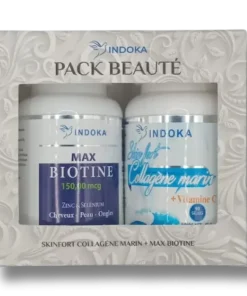 INDOKA Pack Beauté « Max Biotine + Collagène Marin »