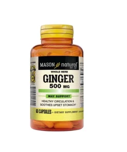 Mason Natural Ginger 500 mg – 60 Capsules