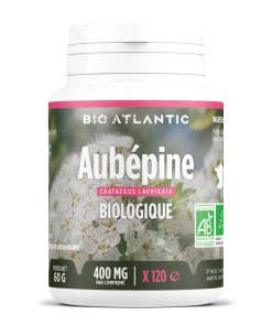 Bio Atlantic « Aubépine 400 mg 120 comprimés »