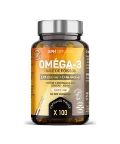GPH Diffusion Oméga 3 – 100 capsules / gélules