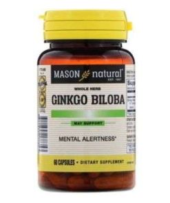 Mason Natural Ginkgo Biloba – 60 Capsules