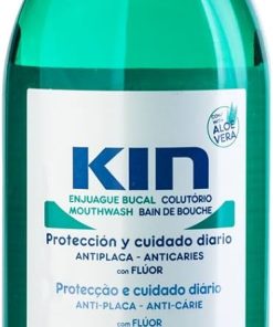 KIN Enjuague Bucal – Bain de bouche antiplaque & anticaries (au fluor)