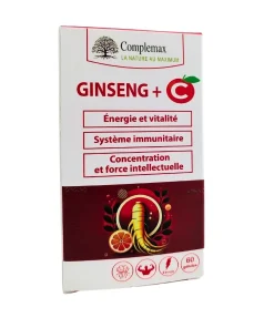 COMPLEMAX Ginseng + C 60 GELULES