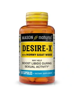 Mason Natural Desire-X with Horny Goat Weed – 60 Capsules