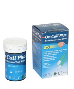 On Call PLUS 25 – Bandelettes de test de glycémie
