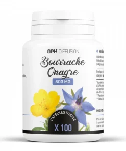 GPH Bourrache & Onagre — 100 gélules