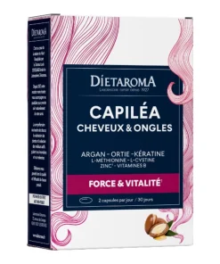 DIETAROMA CAPILÉA – Cheveux & Ongles 60 Capsules