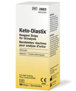 KETO DIASTIX 50 STRIPS – Bandelettes de test urinaire