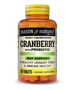 Mason Natural Cranberry with Probiotic – 60 Tablets