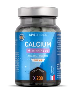 GPH Diffusion Calcium + Vitamine D3 – 60 comprimés