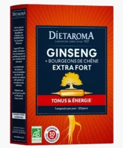 Dietaroma Ginseng + Bourgeons de Chêne Extra Fort – 20 ampoules